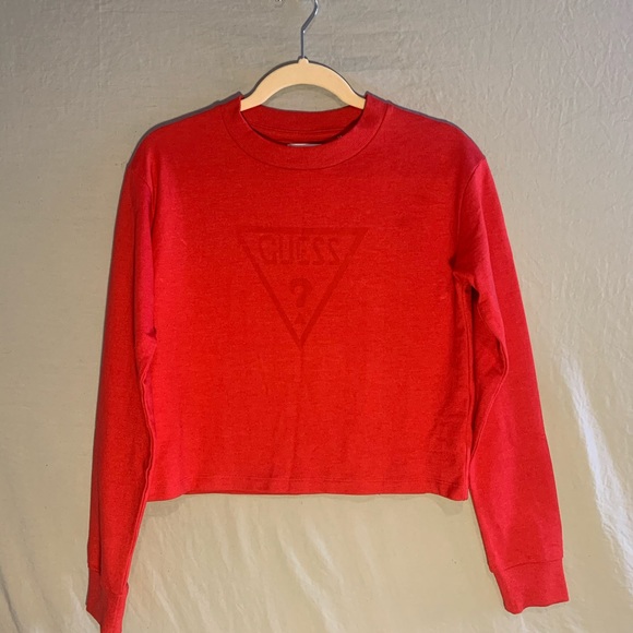 GUESS MID CROP SWEATER - Picture 2 of 6